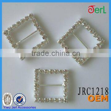 Wedding Invitation Ribbon Rhinestone Buckle Sliders photo-3