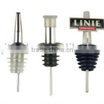 New design metal wine pourer with LOGO