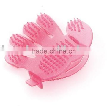 ZML1108 rubber hand massager & animal massager of pet cleaning products