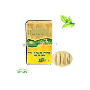 Nature 1.8mm Paper Cello wrapped Wooden toothpicks