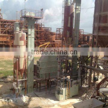 slaking plant for producing hydrated lime