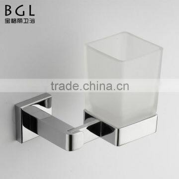 New design Wall mounted Brass Chrome plating Name Of Toilet Accessories Single tumbler cup