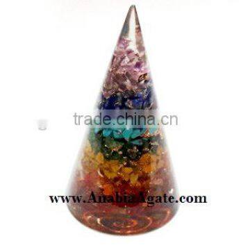 Chakra Orgone Antenna :Wholesale Healing Antenna : Chakra Layered Orgone Antenna photo-2