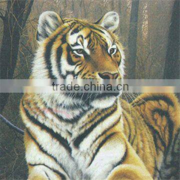 microfiber printed velour tiger beach towel with high quality