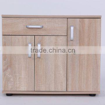 2016 Perfect and good quality wooden drawer storage cabinet with 2doors