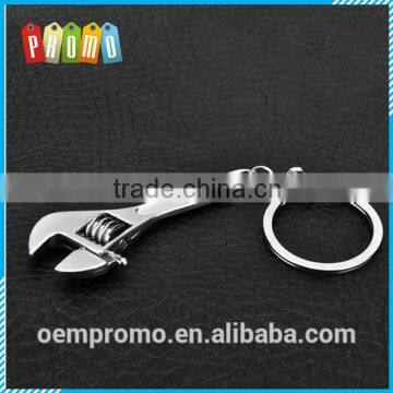 Promotional Engraved Zinc Alloy Wrench Shaped keychain