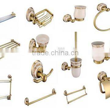 ceramic classic gold plated bathroom accessories NO.8600