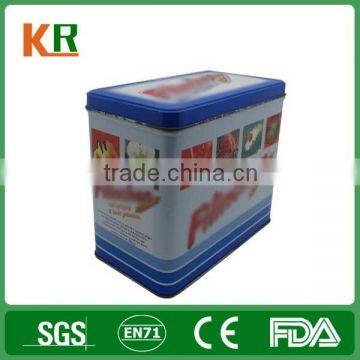 best price colored FDA SGS gift packing tin box