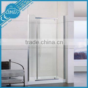 Factory price curved glass shower door