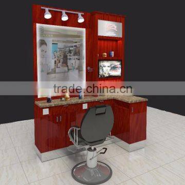 Retail Modern New Design Barber Shop Kiosk Of Barber Station