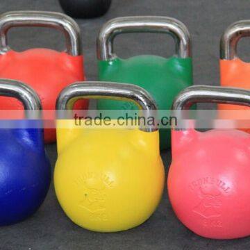 Colorful stainless steel competition Kettlebell