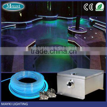 High Brightness Diameter 8mm Entirely Light Glass Optical Fiber for In Outdoor Swimming Pool