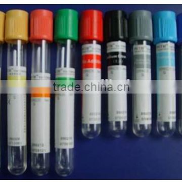 High quality Glass/plastic vacuum blood collection tube