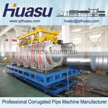 PVC corrugated pipe extruder production line