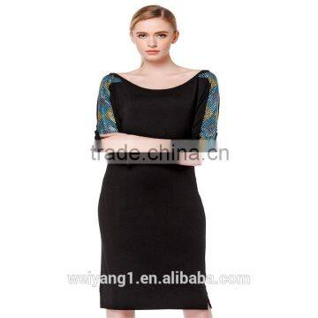 2016 Black fashion dress