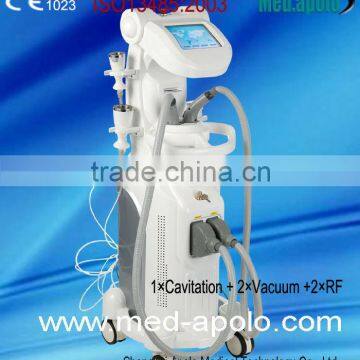 Chinese Apolo Med CE Approved beauty machine rf bipolar monopolar cavitation cellulite reduction beauty equipment