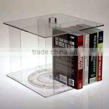 Rotating Compartment acrylic book holder