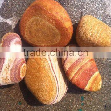 lime stone,nature pebble stone hot sell