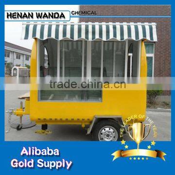 Street Mobile Ice Cream vending cart/hot dog cart/ Mobile Kiosk trailers/carriages restaurant