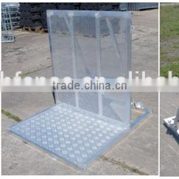 Haotian Specialized mojo barricade/crowd barrier/metal crowd control barriers for activity