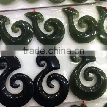 nephrite jade jasper color stone pendent fasion necklace