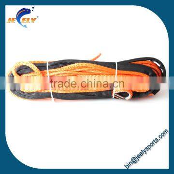 Synthetic spectra braided winch rope