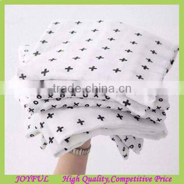 100% Cotton Swaddle Blankets Newborn Cotton Baby Muslin Cloth