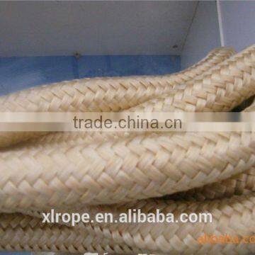 Hot sale double braided white nylon rope