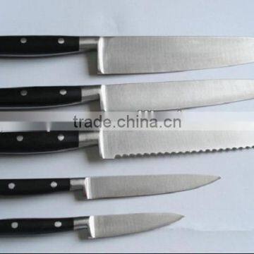 TOP-quality knife sets with wooden handle with wooden handle