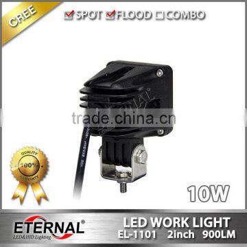 2in 10W High Power Motorycle Powersports 4x4 Racing ATV UTV Led Work Spotlight