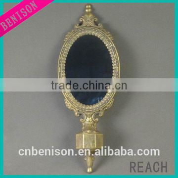 fashion antique gold metal mirror frame for home decoration