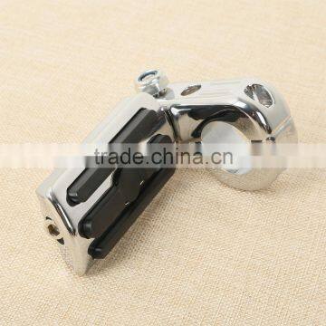 32mm 1 1/4" Engine Guard Foot Peg Kit For Softail Dyna Fatboy Sportster photo-6