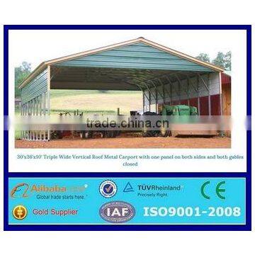 ISO certified steel structure carports/garages/canopies