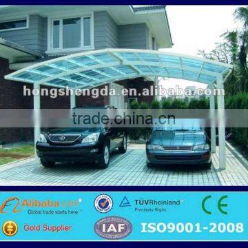 modern flat pack high quality prefab metal carport for cars