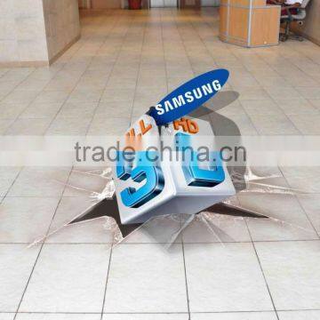 Floor Vinyl Sticker, Advertising Printing Floor Self Adhesive Vinyl photo-2