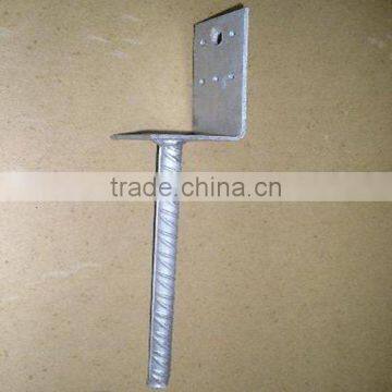 galvanized L-TYPE post anchor