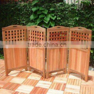 Solid Teak Outdoor Room Divider