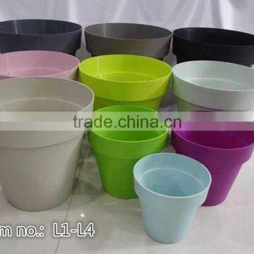 color self-watering garden flower pot