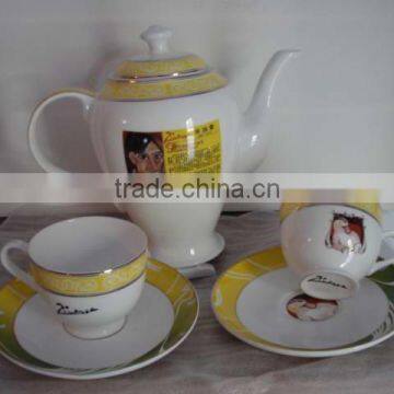 200ml 4pcs Set Ceramic Coffee Mug 4pcs Set Tea Mug With Saucer photo-6
