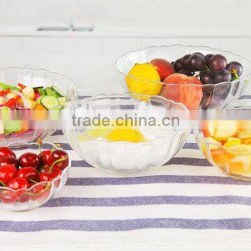 Elegant Glass Plate Salad Glass Bowl,Personalized Glass Fruit Bowl. photo-6
