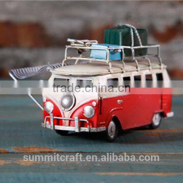 American Tourist Bus Vintage Metal Car Model photo-2