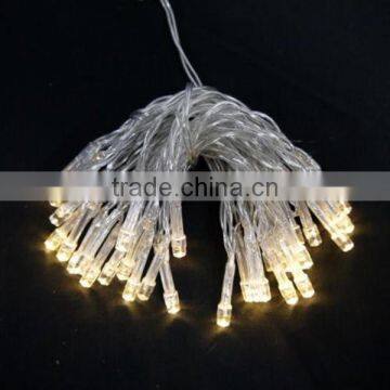 Christmas high quality copper/rubber cable 3mm bulb Led string light tree lighting