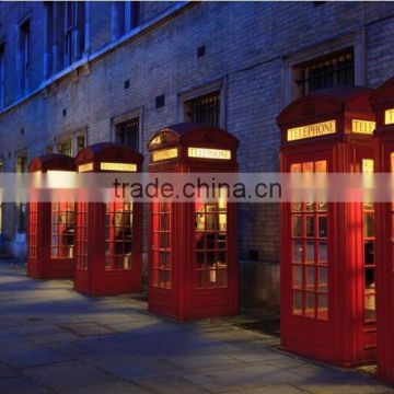 outdoor Western Public telephone kiosk