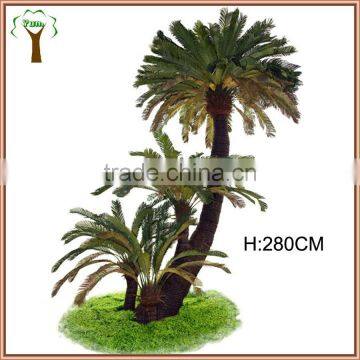 large Artificial cycas revoluta tree in bent shape