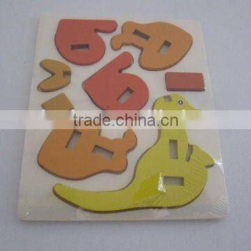 kangaroo shaped wooden puzzle