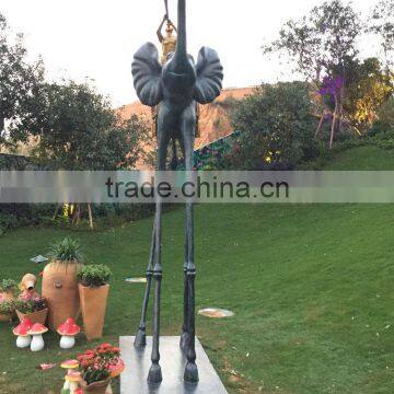 Fiberglass Long Legs Elephant Sculpture Tall 5m photo-5