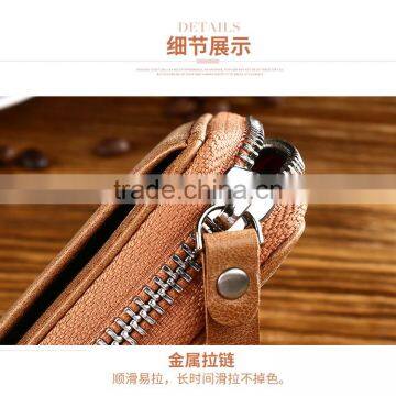 Men Pickup Bag Lady Pull Card Multi Organ Documents Metrosexual Zipper Card Bag photo-5