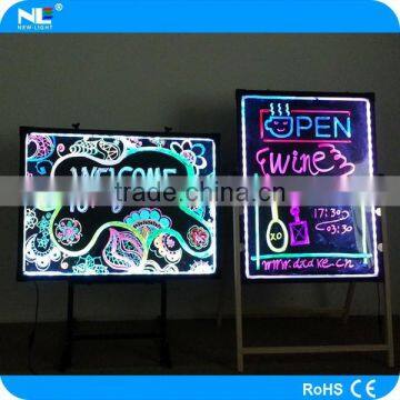 Kids LED Writing board/ wireless LED message board/ merry Christmas LED writing board for gift