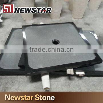 G654 shower base black stone shower tray granite shower pans