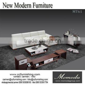 MT61 Genuine Leather Luxury Modern Italian Leisure Living Room Sofa